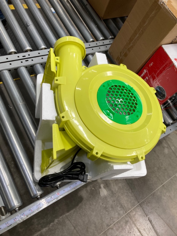 Photo 1 of 950W Air Blower, Pump Fan Commercial Inflatable Bouncer Blower, Perfect for Inflatable Water Bounce House, Jumper, Bouncy Castle (950 Watt 1.25HP)