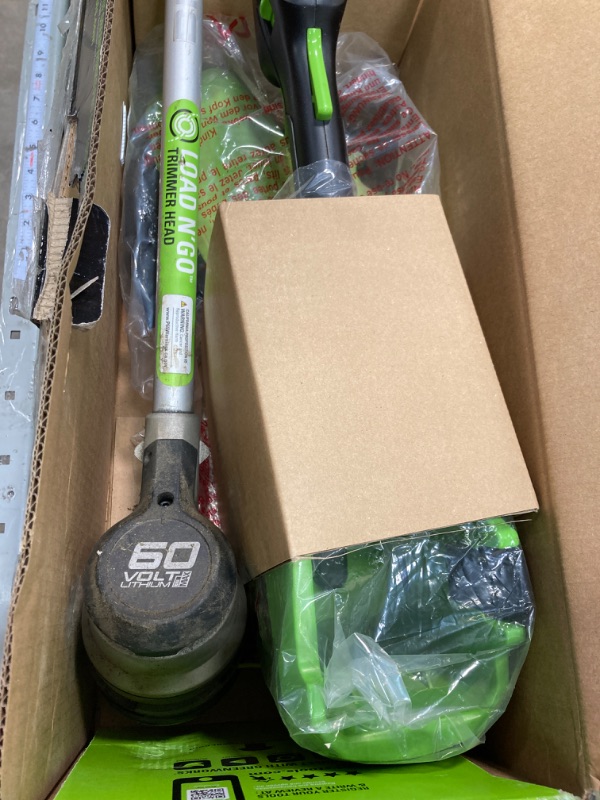 Photo 3 of ***(NO MANUAL)***
Greenworks Pro 16 in. 60V Battery Cordless String Trimmer with 2.5 Ah Battery and Charger