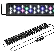 Photo 1 of  LED Aquarium Light for 30 to 38 Inch Fish Tank, Auto On Off with Timer, Full Spectrum, Adjustable Brightness, Daylight Moonlight Mode, for Fresh Water Low-to-Mid Light Plants
