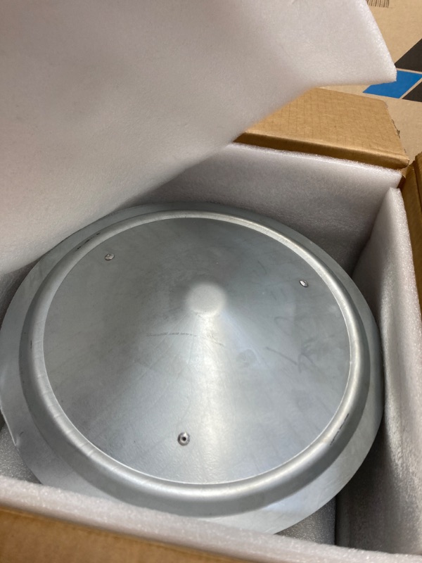 Photo 2 of 10 Inch Round Chimney Cap Cone Top Chimney Cap with Screen,Roof Rain Chimney Cover,Chimney Cap 10" Galvanized Steel Fireplace Exhaust Cap?Adjustable Roof Cap for Vent?Circular Chimney Cap with Screen