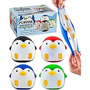 Photo 1 of 
Roll over image to zoom in
YoYa Toys Penguin Squisheez Squishy Stress Relief Balls (Set of 4) | Stretchy Fidget Animal Shaped Toys for Boys, Girls & Adults | Stretch Penguin Squeeze Toy | Great for ADHD, Autism, Anxiety