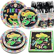 Photo 1 of 
Decodinli Fiesta Party Supplies Serves 20, Fiesta Plates and Napkins, Cinco de Mayo Party Decorations, Cinco de Mayo Fiesta Plates, Fiesta Me