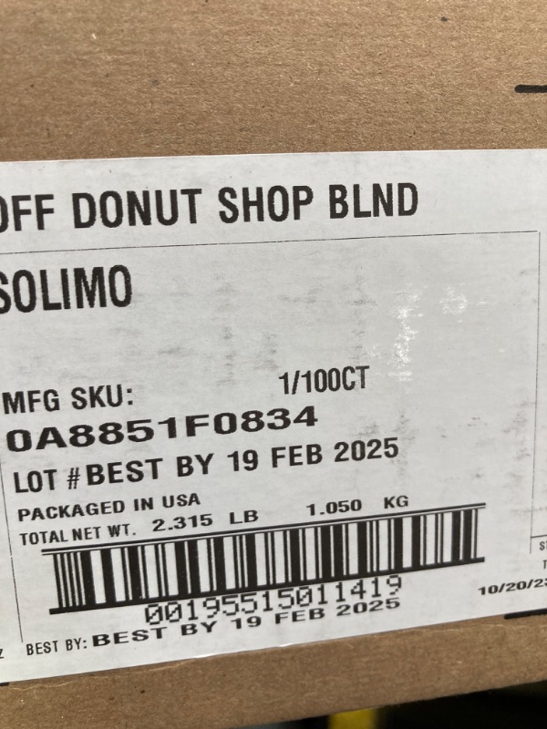 Photo 2 of Amazon Brand - Solimo Medium Roast Coffee Pods, Donut Style, Compatible with Keurig 2.0 K-Cup Brewers, 100 Count