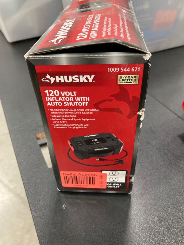 Photo 3 of 120-Volt Inflator Husky # # 1009544671