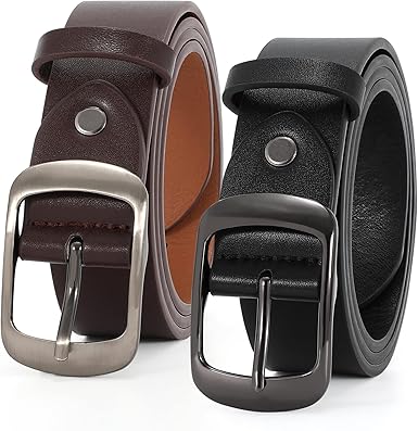 Photo 1 of ***STOCK PHOTO FOR REFERENCE ONLY***VONMELLI 2 Packs Women Leather Belts for Jeans Fashion Leather Ladies Waist Belt