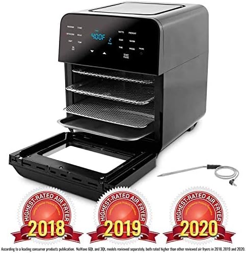 Photo 1 of 
Click image to open expanded view




NUWAVE BRIO 14-Quart Large Capacity Air Fryer Oven with Digital Touch Screen Controls and Integrated Digital Temperature Probe; 3 Heavy-Duty NEVER-RUST Stainless Steel Mesh Racks