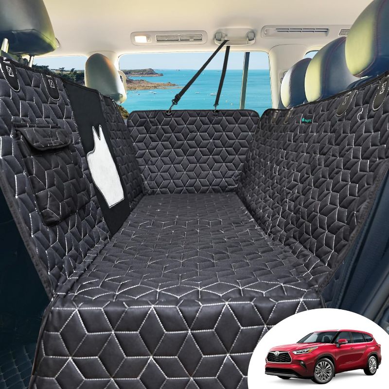 Photo 1 of  Dog Seat Covers for SUV Back Seat,100%Waterproof Dog Hammock for SUV,600D Heavy Durable Backseat Cover for Dogs,Pet Car Seat Protector for Midsize SUV