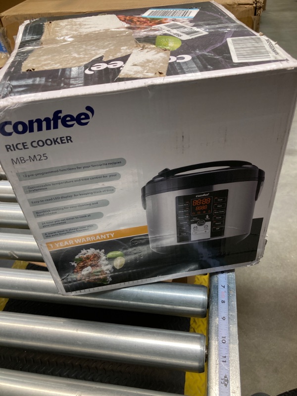 Photo 2 of ***MISSING SOME ACCESSORIES*** COMFEE' Rice Cooker, Slow Cooker, Steamer, Stewpot, Saute All in One (12 Digital Cooking Programs) Multi Cooker (5.2Qt ) Large Capacity, 24 Hours Preset & Instant Keep Warm Professional 20-cup cooked/10-cup uncooked