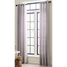 Photo 1 of allen + roth 84-in Grey Light Filtering Grommet Single Curtain Panel BUNDLE PACK OF 4