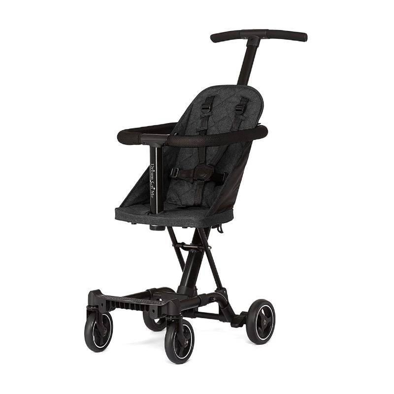 Photo 1 of Dream On Me Lightweight and Compact Coast Rider Stroller with One Hand Easy Fold, Adjustable Handles and Soft Ride Wheels, Black