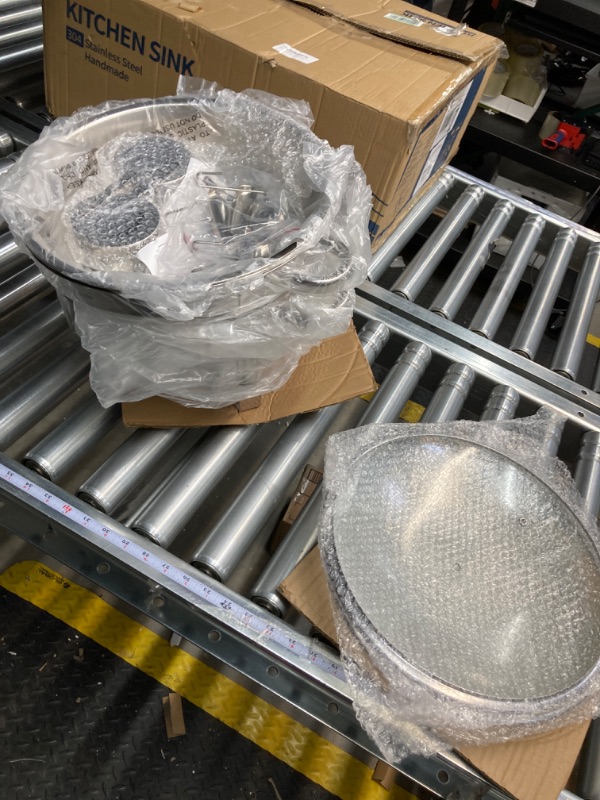 Photo 1 of WARMOUNTS Chafing Dish Buffet Set 2 Pack, 5QT Round Chafing Dishes for Buffet with Glass Lid & Lid Holder, Stainless Steel Chafers and Buffet Warmers Sets for Parties, Events, Wedding, Camping, Dinner