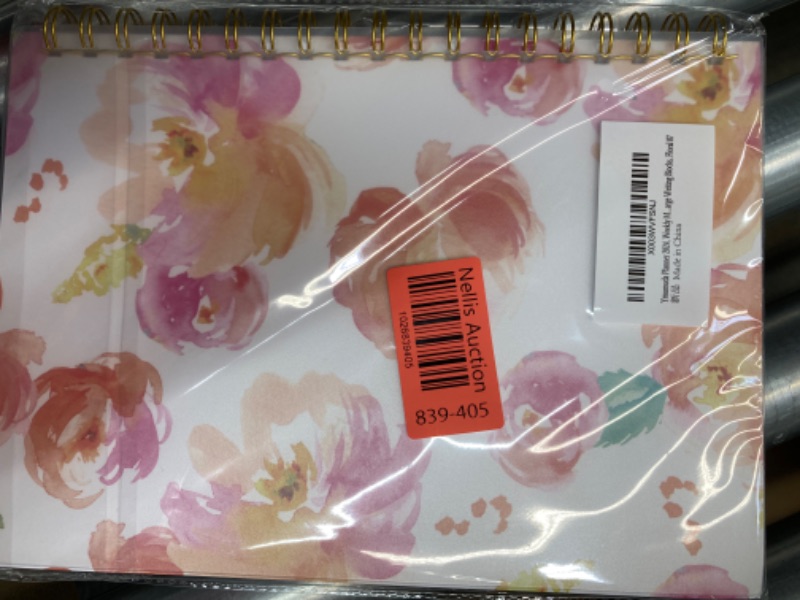 Photo 2 of Ymumuda Planner 2024, 12-Month Planner from JAN.2024 to DEC.2024, 7" X 10", Weekly Monthly Planner 2024 with Waterproof Cover, Sticky Index Tabs, Large Writing Blocks, Floral 07