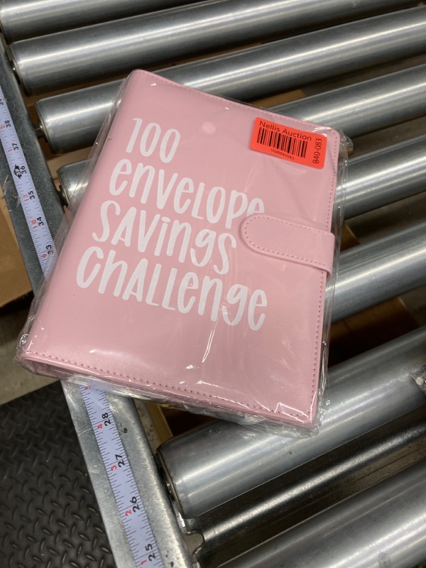 Photo 2 of 100 Envelope Challenge Binder Book Gift, 1Pcs Easy and Fun Way to Save $5,050, Savings Challenges Budget Book Binder with Cash Envelopes for Budgeting Planner & Saving Money ([1pcs]-Pink)
