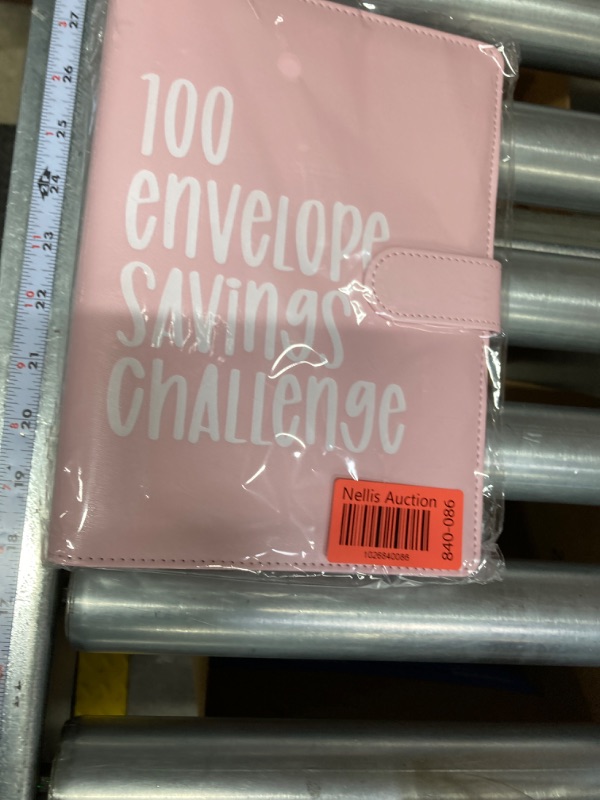 Photo 2 of 100 Envelope Challenge Binder Book Gift, 1Pcs Easy and Fun Way to Save $5,050, Savings Challenges Budget Book Binder with Cash Envelopes for Budgeting Planner & Saving Money ([1pcs]-Pink)
