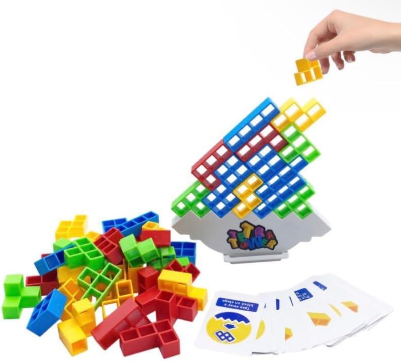 Photo 1 of 32 Pcs Tetra Tower Balance Stacking Blocks Game | Family Games for Kids and Adults | Team Building Block Toys 