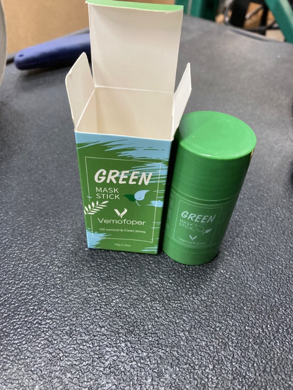 Photo 2 of Green Tea Mask Stick for Face, Blackhead Remover with Green Tea Extract, Green Mask Stick for Face Moisturizing, Deep Pore Cleansing for All Skin Types (Green Tea Mask)