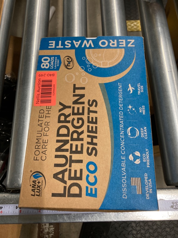 Photo 1 of Laundry Detergent Sheets - Laundry Sheets Detergent - Laundry Soap Sheets - Zero Plastic Jugs Natural Washer Sheets - No Mess Laundry Strips & Travel Laundry Detergent - 80 Loads User Friendly Sheets Lavender 80 Count
