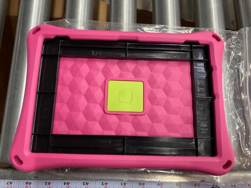 Photo 1 of All-New 10 Tablet Case for Kids, Light Weight Shock Proof Handle Friendly 360 Rotating Grip Stand Kid-Proof Case (Pink)