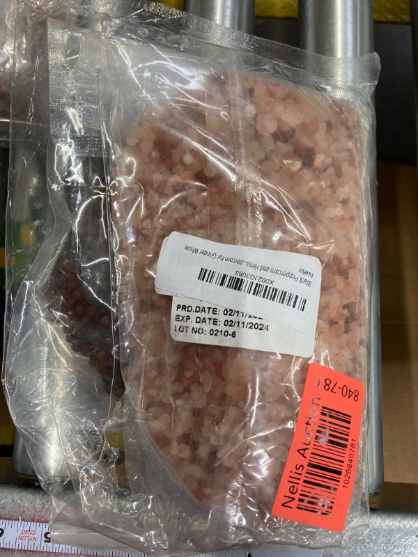 Photo 1 of *EXP 2/11/2024* Wellness Black Peppercorn Blend with Himalayan Salt - Black Whole Peppercorns & Unrefined Mineral-Rich Salt for Elevated Flavor in Cooking & Grilling