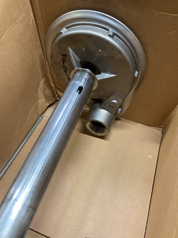 Photo 1 of *BROKEN PIECE & CRACK CASE* AMT Pump 523C-98 Industrial/Commercial Sump Pump, Stainless Steel, 1/2 HP, 1 Phase, 115V, Curve B, 1-1/2" NPT Female Discharge Port 523c-98 1 Phase 65 Gallons Per Minute 1-1/2" NPT Female Discharge Port