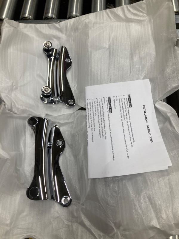 Photo 4 of Chrome Two-Up Tour Pack Pak Mounting Luggage Rack Detachable ? 4 Point Docking Hardware Kit Compatible with Harley Touring Road King Electra Road Street Glide 2014-2023