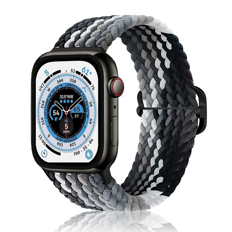 Photo 1 of *BUNDLE ITEMS 3 PACK * Aottom Stretchy Solo Loop Compatible with Apple Watch Band 38mm 40mm 41mm 42mm 44mm 45mm 49mm, Adjustable Nylon Braided Elastic Sport Straps Womens Men Wristbands for iWatch Series 8 7 6 5 4 3 2 1 SE Ultra, Elastic Sport Wristbands 