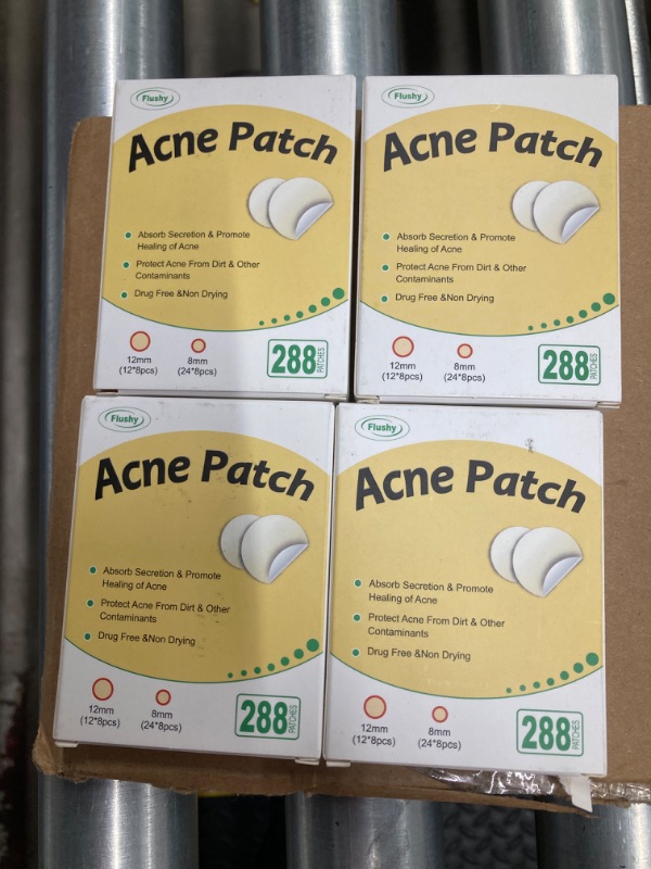 Photo 2 of *BUNDLE ITEMS 4 PACK* WQJifv Acne Patch Pimple Patch, 2 Size 288 Patches Acne Absorbing Cover Patch with Acne Needle, Hydrocolloid Invisible Acne Patches For Face Zit Patch Acne, Acne Spot Healing Patch Zit Patches 0.00 Fl Oz (Pack of 288) 288