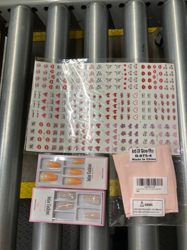 Photo 2 of **NAIL ACCESSORIES**Press on nails, Gloves, Nail Stickers