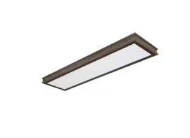 Photo 1 of allen + roth Elmira 1-Light 12.88-in Parlor Pewter LED Flush Mount Light