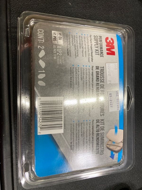 Photo 3 of 3M Performance Supply Kit for the Paint Project Respirator OV/P95, 1-Pack Replacement Cartridges for 3M 6000 Series