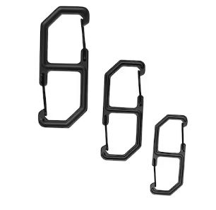 Photo 1 of Apex by Minute Key 3-Pack 3-in Double Wire Carabiner (PACK OF 2)