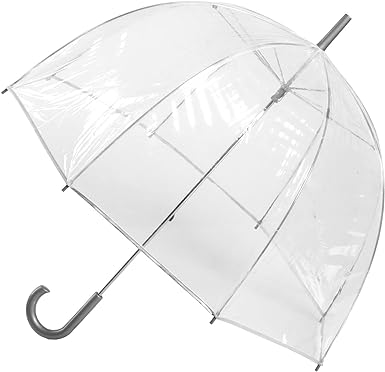 Photo 1 of totes Adult and Kids Clear Bubble Umbrella with Dome Canopy, Lightweight Design, Wind and Rain Protection