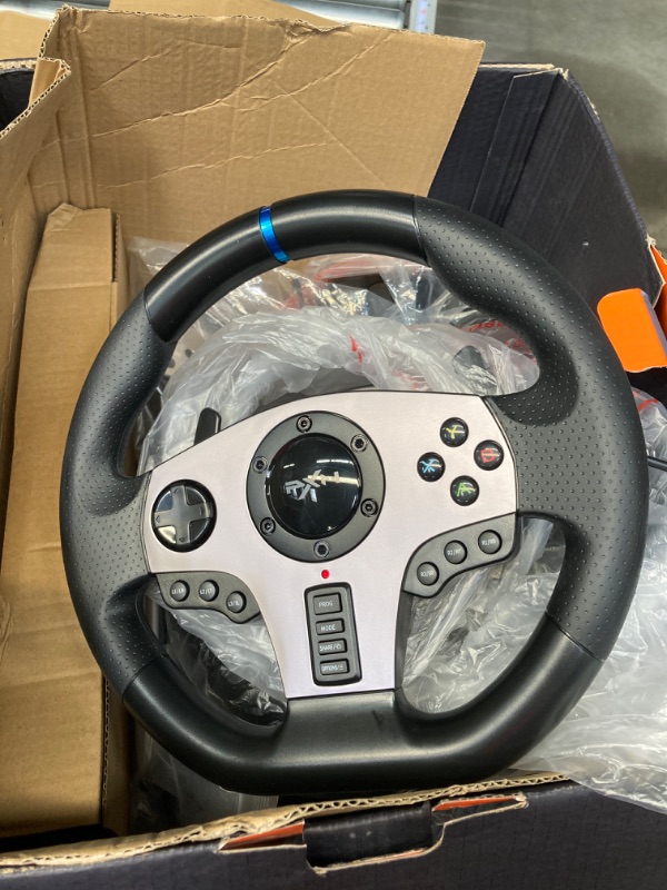 Photo 3 of PXN V9 Gaming Racing Wheel with Pedals and Shifter, Steering Wheel for PC, Xbox One, Xbox Series X/S, PS4, PS3 and Nintendo Switch