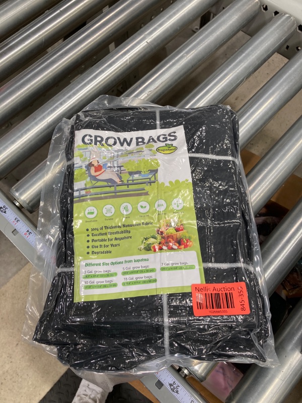 Photo 1 of 5Packs Mixed Size Grow Bags, Fabric Plant Grow Bags Fabric Planters Garden Bgas Fabric Pots Potato Grow Bags, Grow Bags 5Gal*2/7Gal/10Gal*2 5Gal+5Gal+7Gal+10Gal+10Gal Black