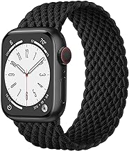 Photo 1 of *** BUNDLE X 2 *** Solo Loop Band Compatible with Watch Band 38mm 40mm 41mm for Men Women, Stretchy Braided Sport Strap Replacement for iWatch Series SE 8 7 6 5 4 3 2 1