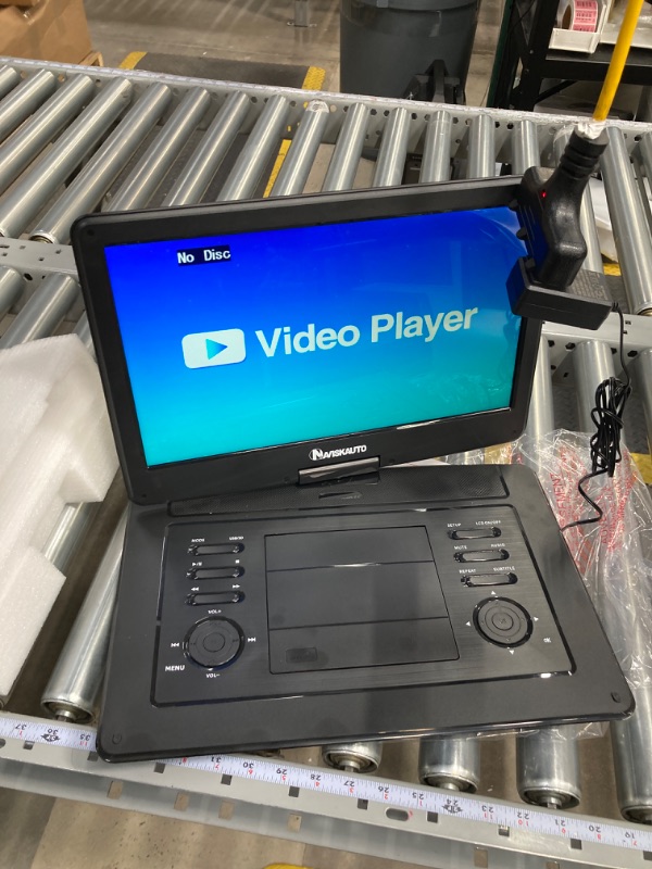 Photo 2 of **** STAYS ON THE LOADING SCREEN*** DOES NOT WORK***NAVISKAUTO 17.9" Portable DVD Player with 15.6'' Large Screen 6 Hours Rechargeable Battery Support HDMI Input, Sync Screen, Last Memory, Region Free, USB/TF Card