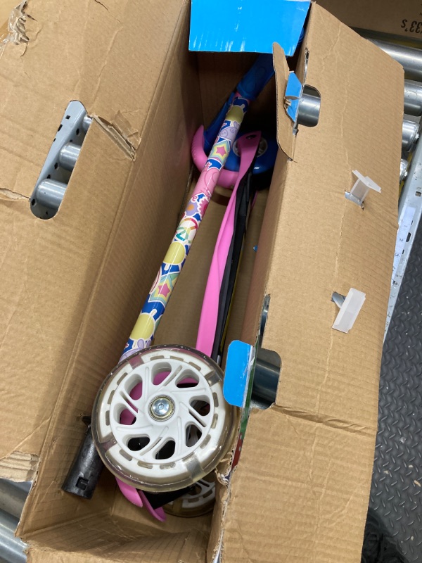 Photo 1 of ***(USED)***
Peppa Pig Self Balancing Kick Scooter with Light Up Wheels, Extra Wide Deck, 3 Wheel Platform, Foot Activated Brake, 75 lbs Limit, Kids & Toddlers Girls or Boys, for Ages 3 and Up