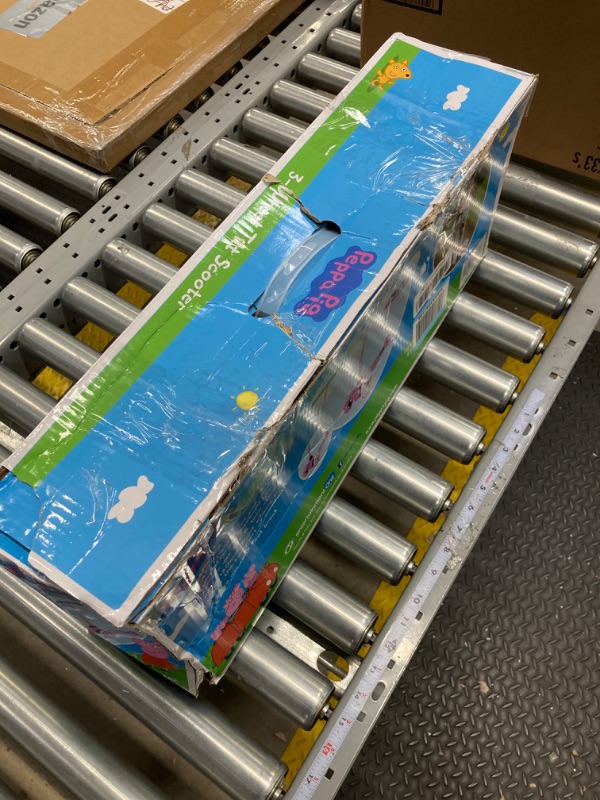 Photo 1 of ***(USED)***
Peppa Pig Self Balancing Kick Scooter with Light Up Wheels, Extra Wide Deck, 3 Wheel Platform, Foot Activated Brake, 75 lbs Limit, Kids & Toddlers Girls or Boys, for Ages 3 and Up