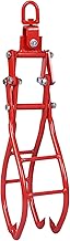 Photo 1 of 28inch 4 Claw Log Grapple for Logging Tongs Heavy Duty Solid Steel Timber Eagle Claws Design Log Lifting Tongs Logging Tongs Grabber Tong for Truck Tractor Skidder, Red/ 28in-4 Claw, Carbon Steel