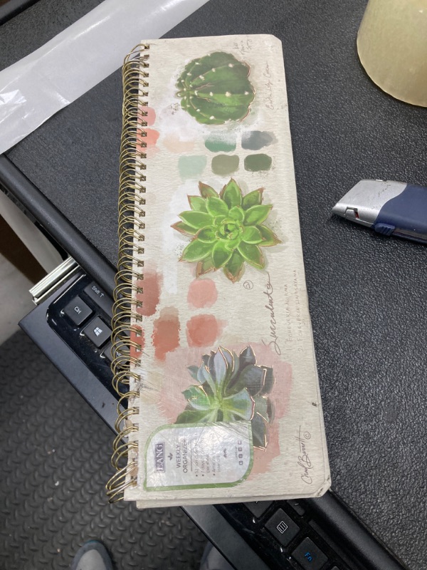 Photo 2 of LANG Succulent Study Weekly Organizer (1381006)