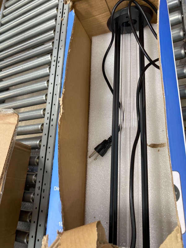 Photo 1 of Ultraviolet Germicidal Lamp, 100W Ozone Free UV Light Purifier for Large Room, with Three-Step Timing Remote Control, Blue Light, Up to 99.9% Purification for Bathroom, Bedroom, Toilet