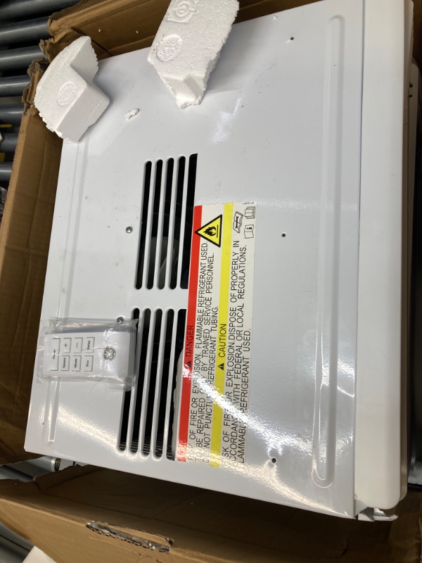 Photo 1 of GE Electronic Window Air Conditioner 6000 BTU, Efficient Cooling for Smaller Areas Like Bedrooms and Guest Rooms, 6K BTU Window AC Unit with Easy Install Kit, White LED Controls White 6000 BTU