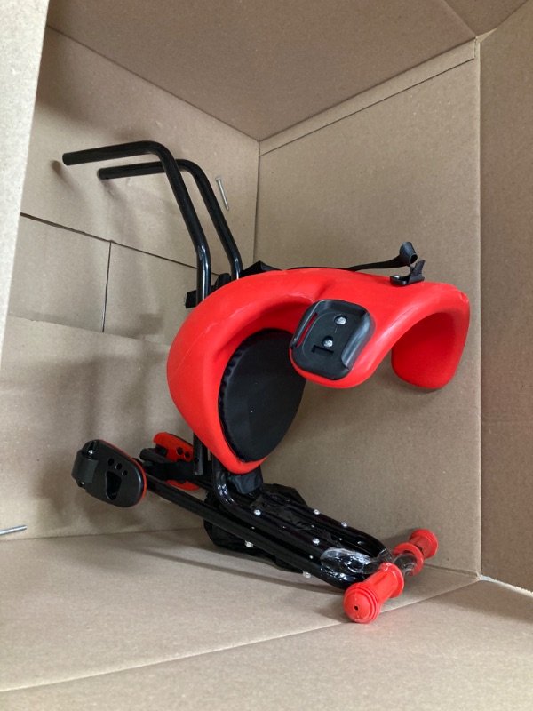 Photo 2 of Kids Bike Seat - Front Mount Baby Bike Seat for Adult Bike, Kid Bike Seat,Child Seat for Bike,Safe and Comfortable ?black+red