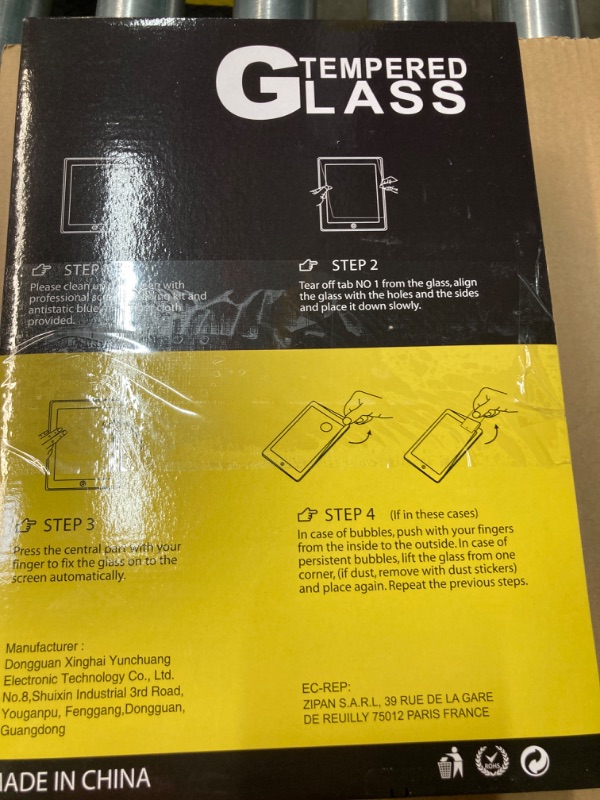 Photo 4 of NEW'C [2 Pack] Designed for Samsung Galaxy Tab A7 Lite 8.7 Pouces 2021 Screen Protector Tempered Glass, Case Friendly Ultra Resistant