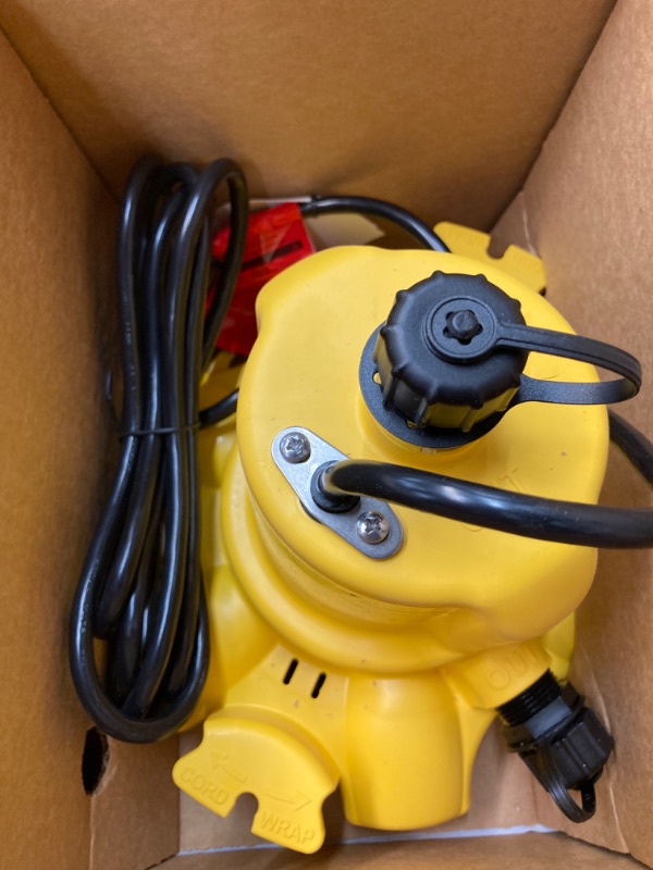 Photo 1 of 0.16 hp. WaterBUG Submersible Utility Pump with Multi-Flo Technology