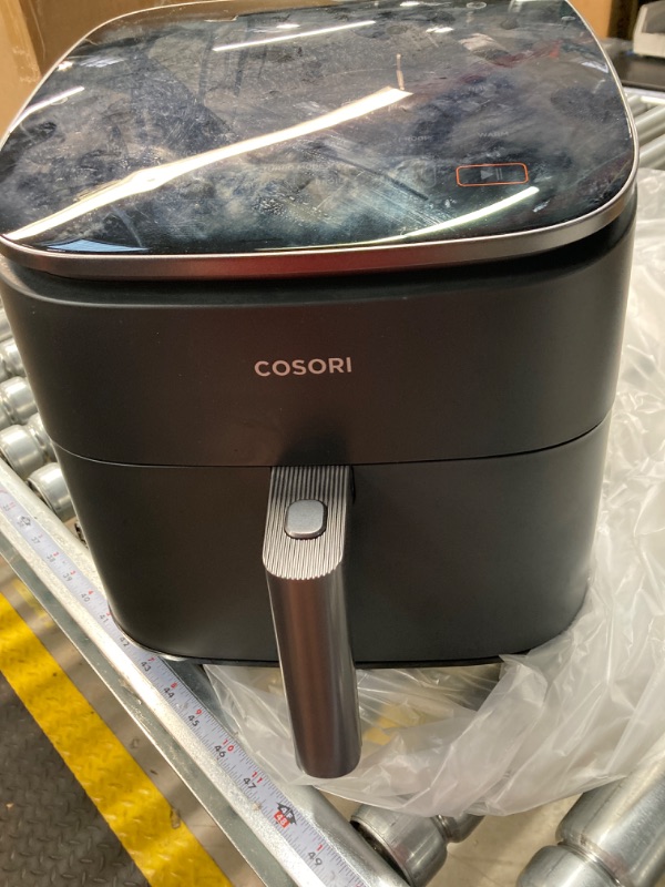 Photo 2 of COSORI Air Fryer TurboBlaze 6.0-Quart Compact Airfryer that Roast, Bake, Proof, 9 Functions, 5 Speeds, Cooks Quickly, 95% Less Oil for Healthier Meals, Varied Recipes, Easy to Clean, black
