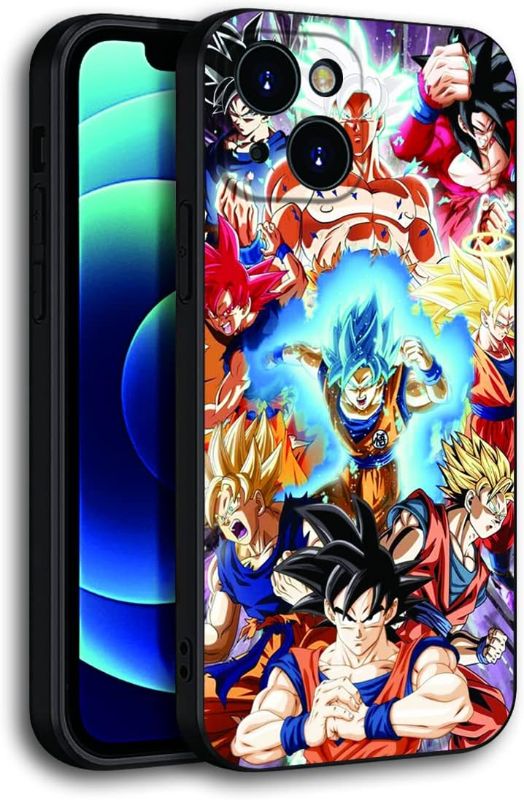 Photo 1 of ZWZYZF for iPhone 13 Case Anime Design,Printed with Various Comic Book Pattern Design Soft Silicone with Shockproof Protective Cover (3-D-G)