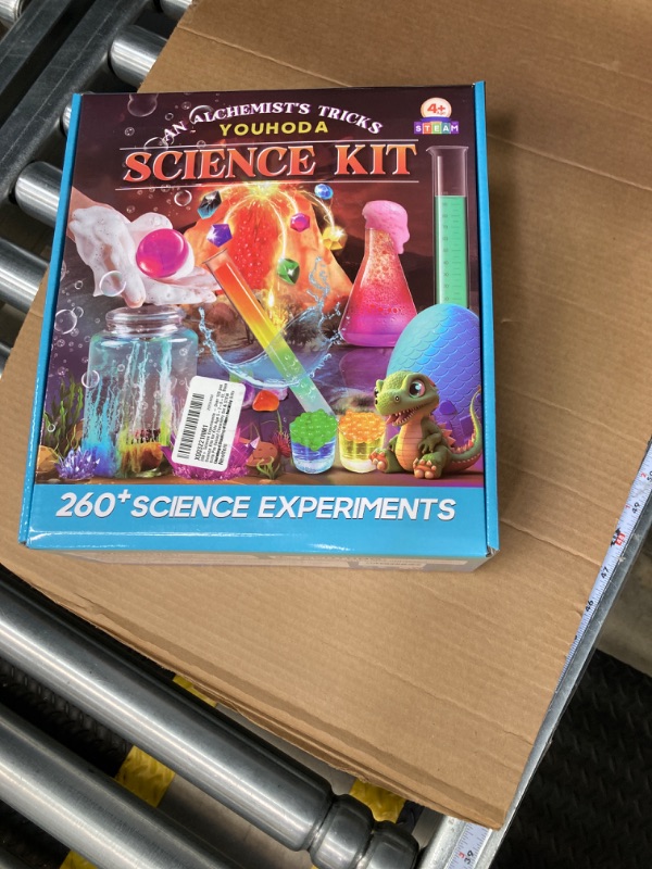 Photo 2 of 260+ Science Experiments - Over 120 pcs Science Kits for Kids Age 5-7-9-12, Boys Girls Pre School Chemistry Set & STEM Learning Educational Toys, Birthday Gifts Christmas Stocking Stuffers for Kids