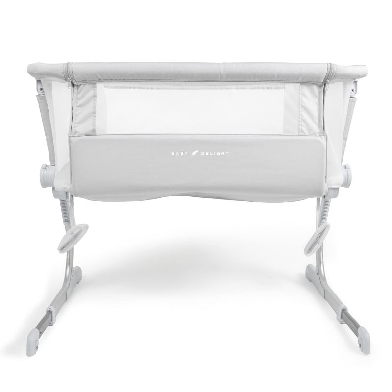 Photo 2 of Baby Delight Beside Me Dreamer Bassinet, Bedside Sleeper, 6-Position Height Adjustment, Driftwood Grey