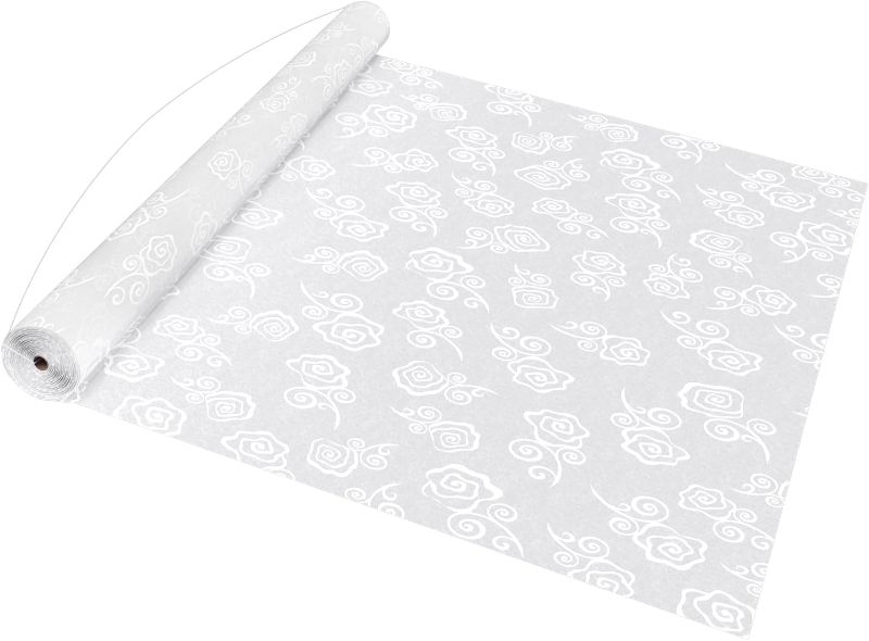 Photo 2 of FrenzyBird Aisle Runner for Wedding Ceremony 100 x 3 Feet White Aisle Runner Walkway for Indoor Outdoor Wedding Church Decorations (Rose) https://a.co/d/cIHhAhy